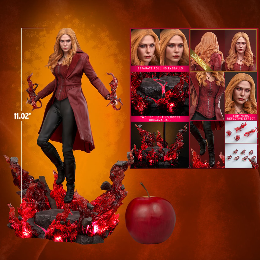 Marvel Scarlet Witch (Artisan Edition) Sixth Scale Figure - Prototype Shown View 2