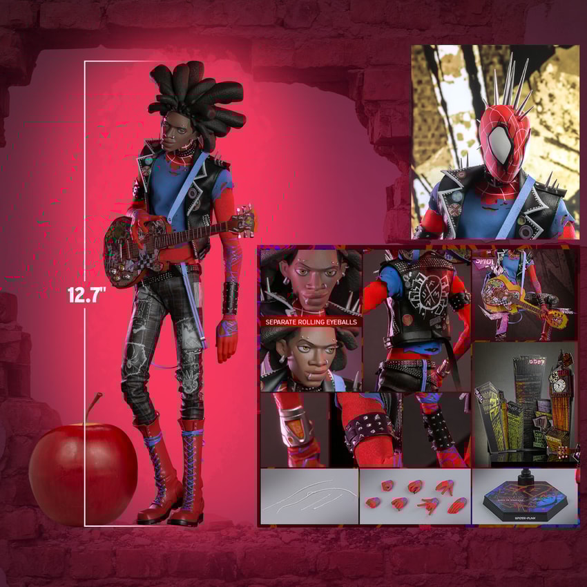 Spider top punk figure