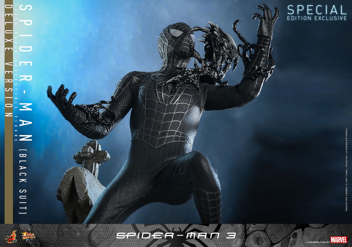 Spider-Man (Black Suit) (Deluxe Version) (Special Edition)- Prototype Shown View 4