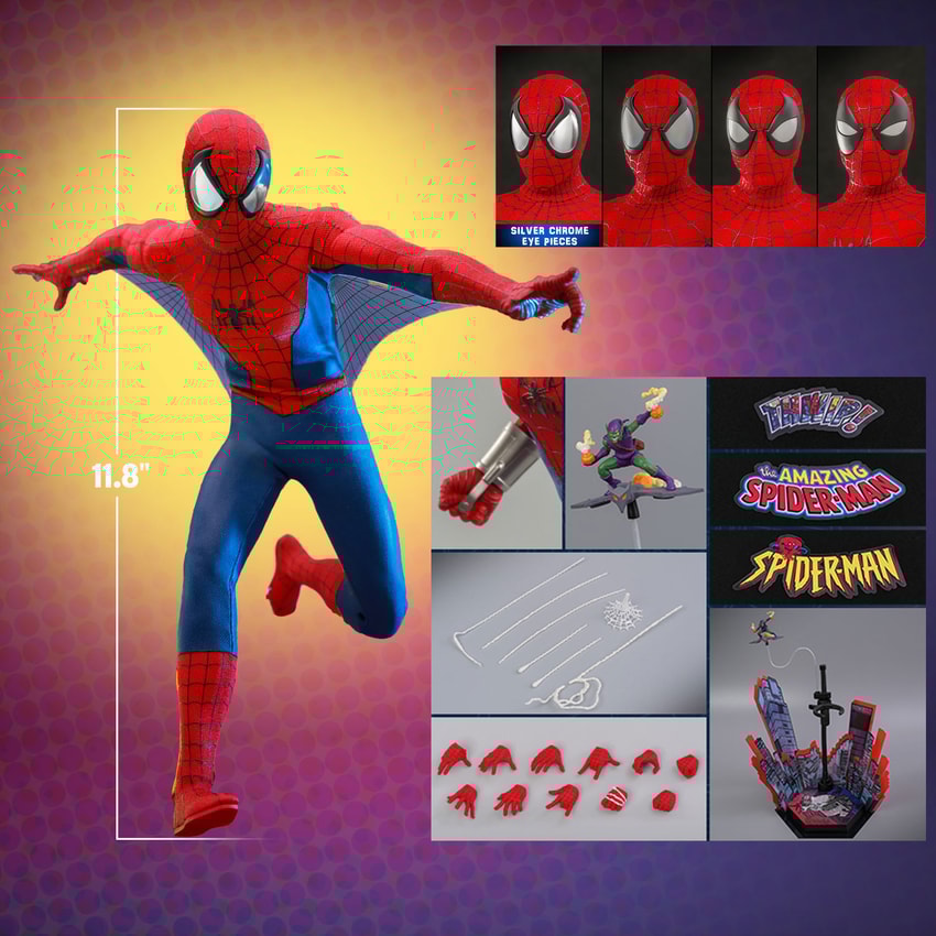 Silver sales spiderman toy