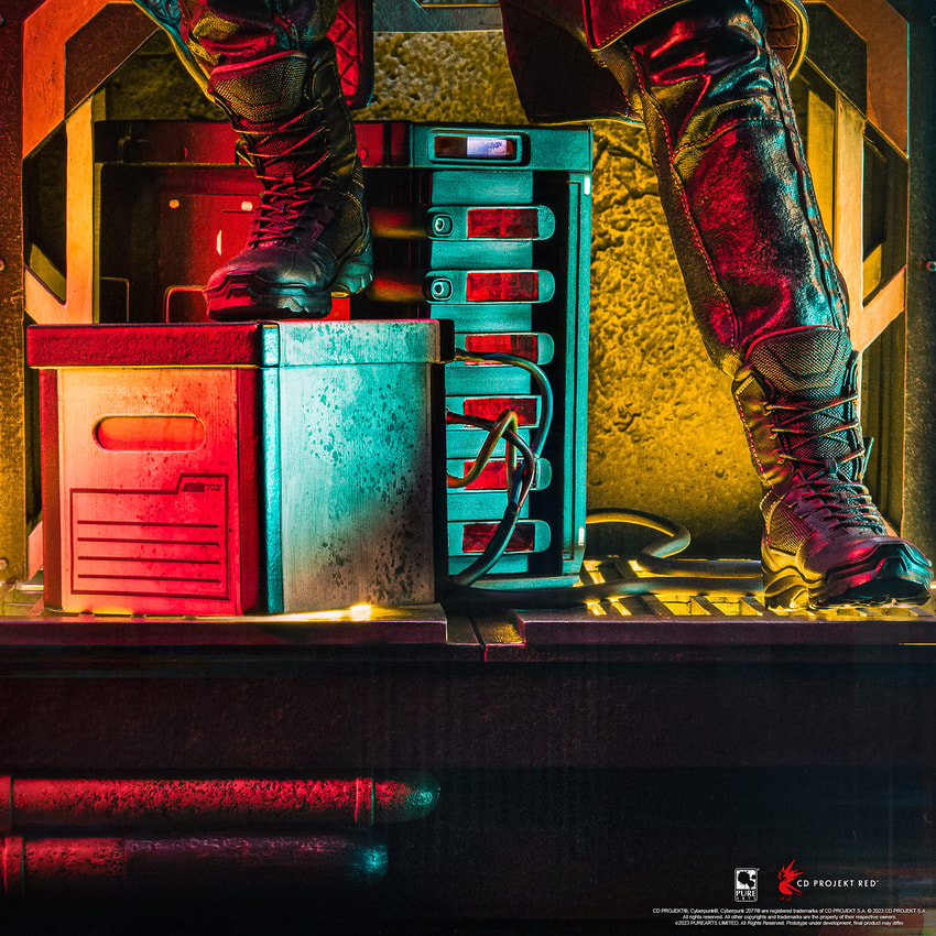 Cyberpunk 2077 Solomon Reed Statues  View 6