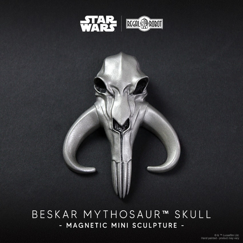 Star Wars Beskar Mythosaur Skull Magnet Office Supplies  View 1