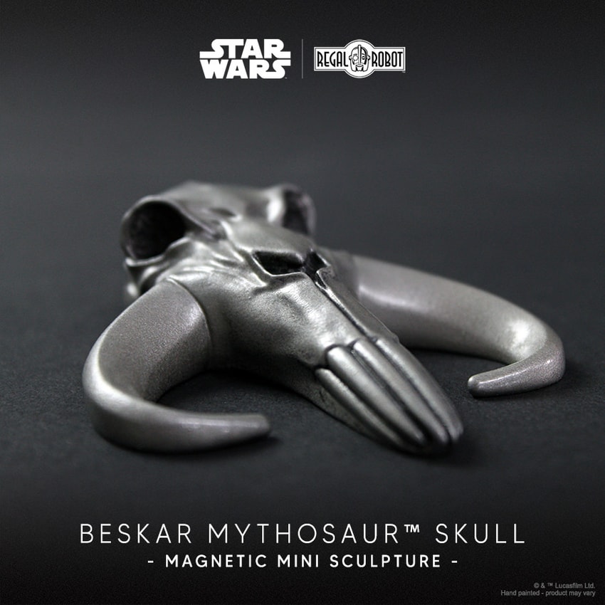 Star Wars Beskar Mythosaur Skull Magnet Office Supplies  View 5
