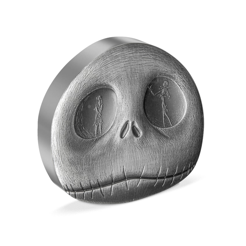 Disney The Nightmare Before Christmas 30th Anniversary 1oz Silver Coin Silver Collectible  View 6