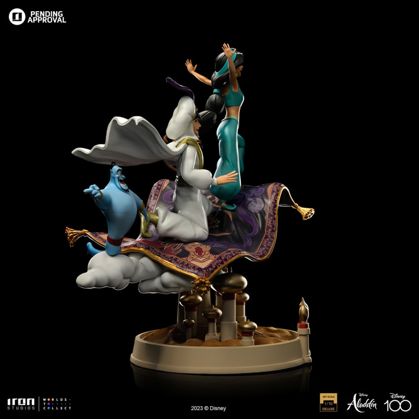 The Aladdin and Jasmine 1:10 Art Scale Statue by Iron
