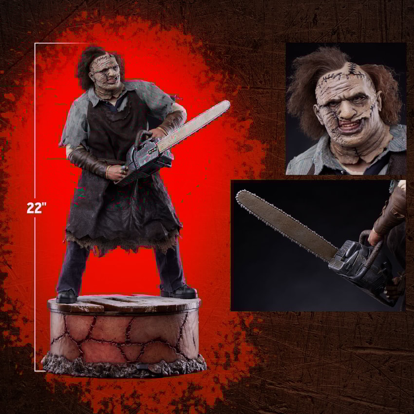 Leatherface Quarter Scale Statue by PCS | Sideshow Collectibles