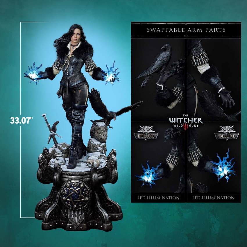 The Witcher 3: Wild Hunt Yennefer (Deluxe Bonus Version) 1:3 Scale Statue  View 2