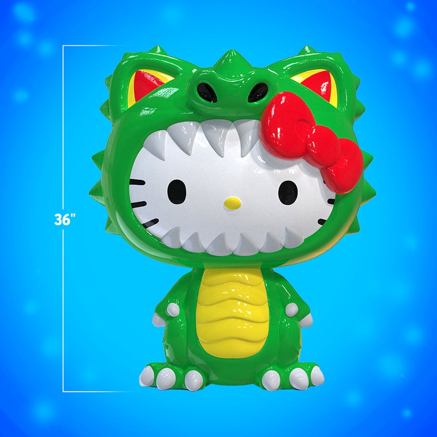 DOLK - KITTY RIOT (Green) Print- GraffitiStreet.com