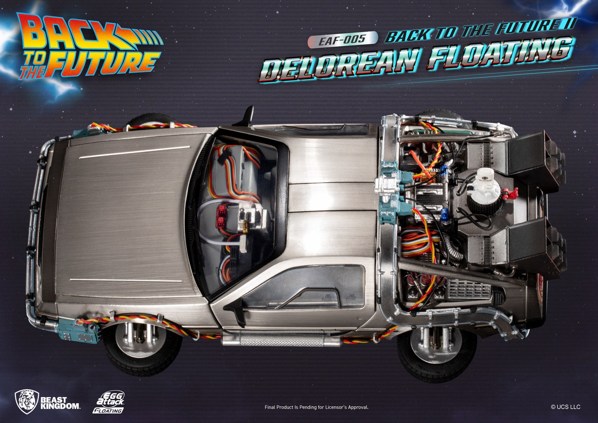 Back to the Future DeLorean Floating Statues  Collector Edition - Prototype Shown View 4