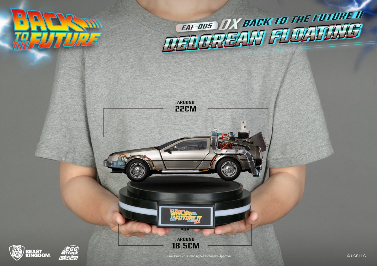 Back to the Future DeLorean Floating DX Statues - Prototype Shown View 5