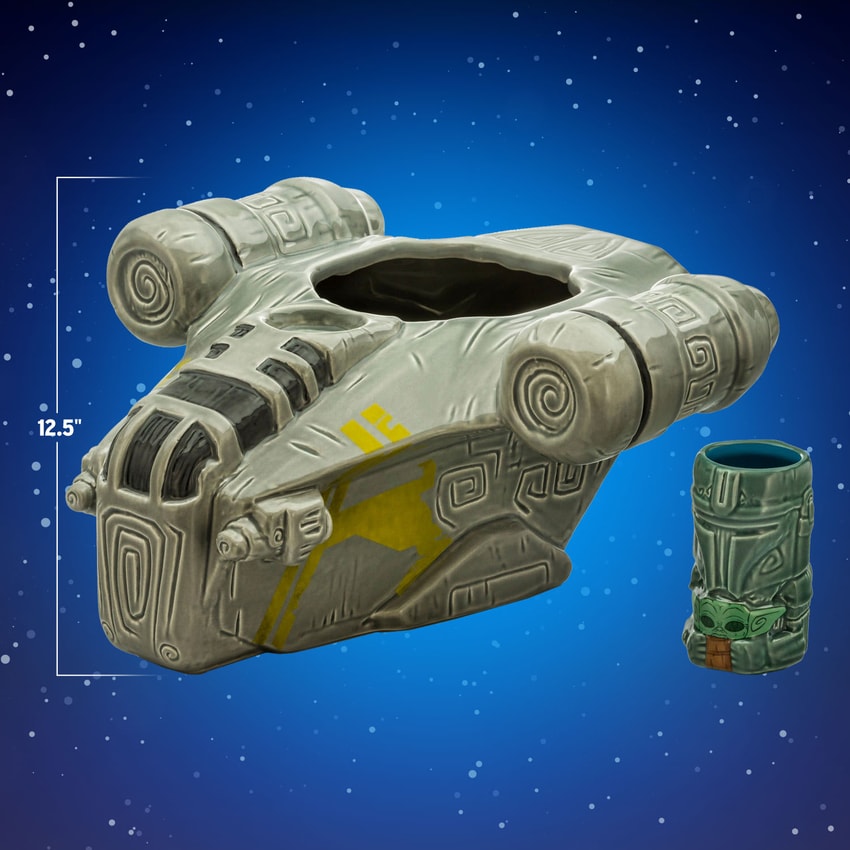 Star Wars Razor Crest Punch Bowl Set Tiki Mug  View 2