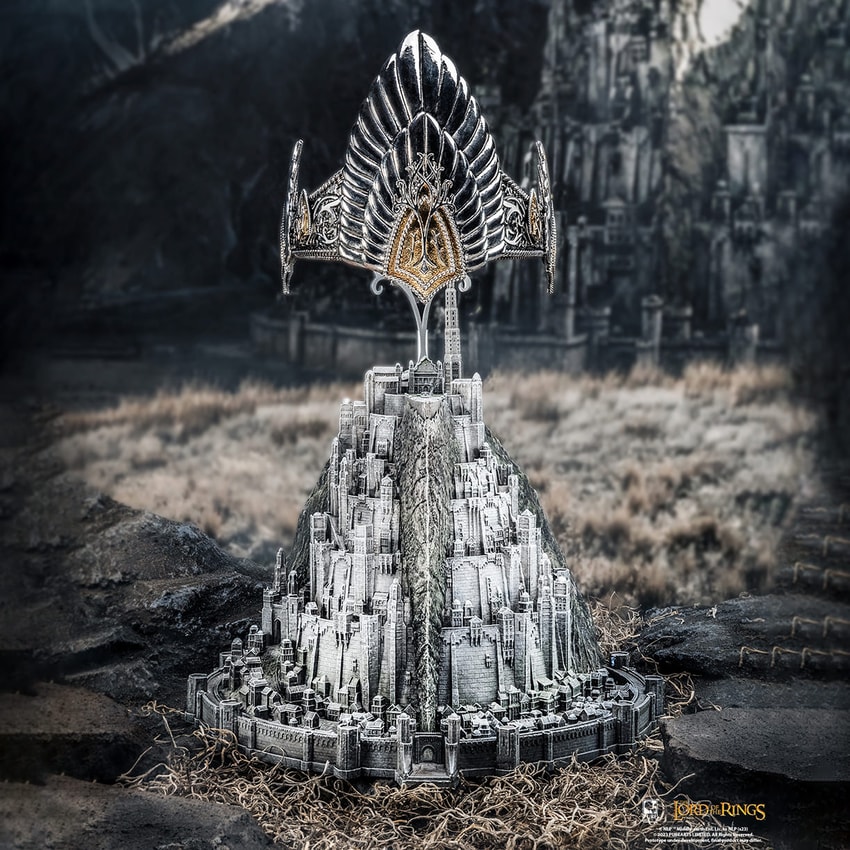 Lord of The Rings Minas Tirith Capital of Gondor Ashtray Statue No Bottom