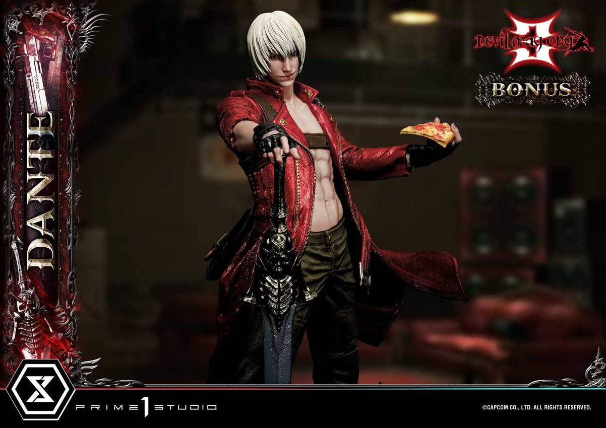 Devil May Cry Dante (Deluxe Bonus Version) Quarter Scale Statue - Prototype Shown View 4