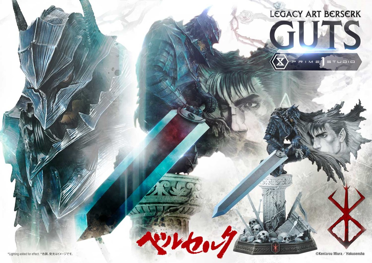 Berserk Legacy Art - Kentaro Miura - Guts Statues by Prime 1