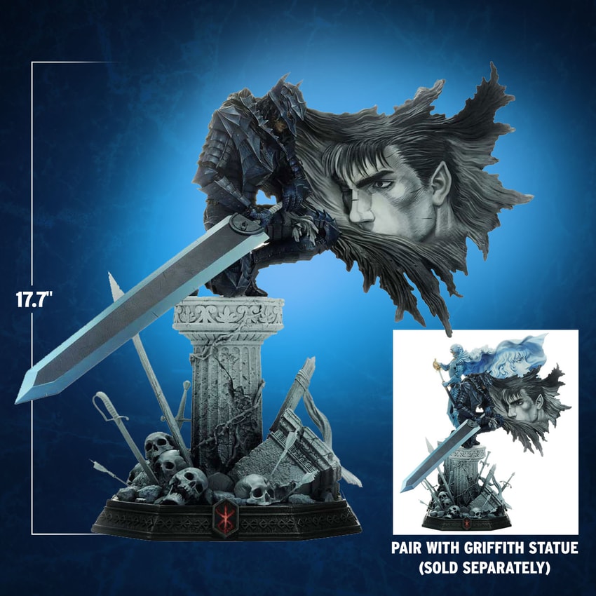 Berserk Legacy Art - Kentaro Miura - Guts Statues by Prime 1