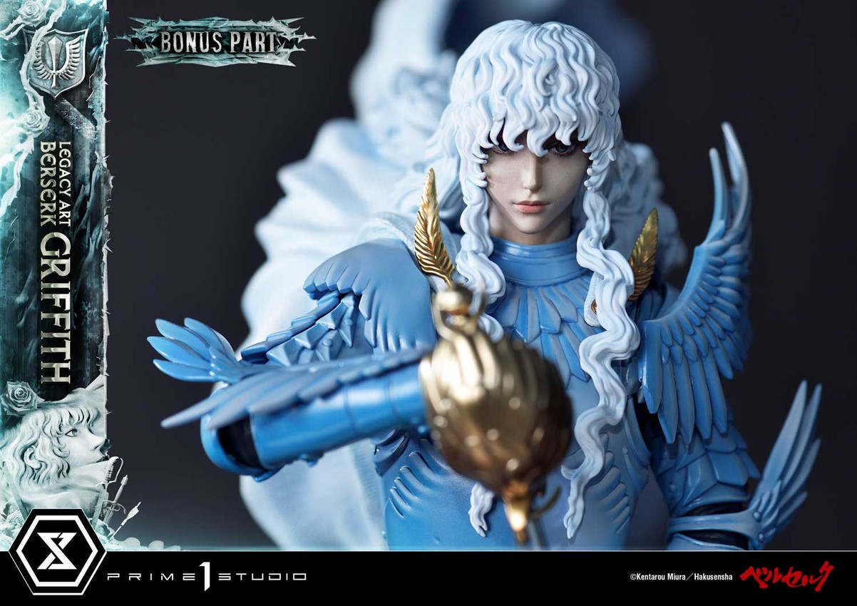 Berserk Legacy Art - Kentaro Miura - Griffith (Bonus Version) Statues - Prototype Shown View 5