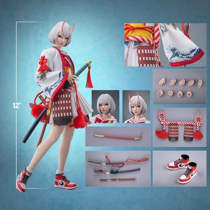 Pre-order I8Toys x Gharliera 1/6 YAKAI i8-GLIE002 RIRUA OOKAMI