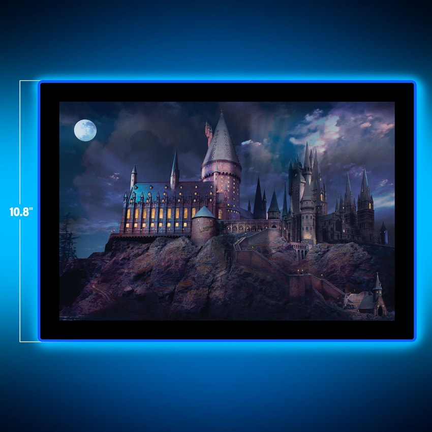 Harry Potter Hogwarts LED Mini Poster Wall Light by Brandlite
