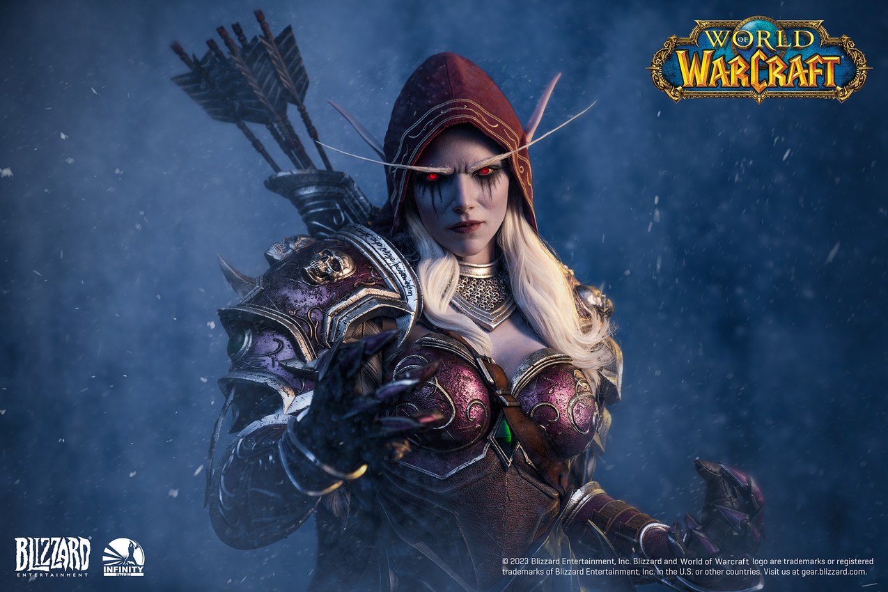 フィギュア　Sylvanas Windrunner-シルヴァナス・ウィンドランナー- 「World of Warcraft」 1/1 ライフサイズバスト Sylvanas Windrunner Life Size Bust by Infinity Studio