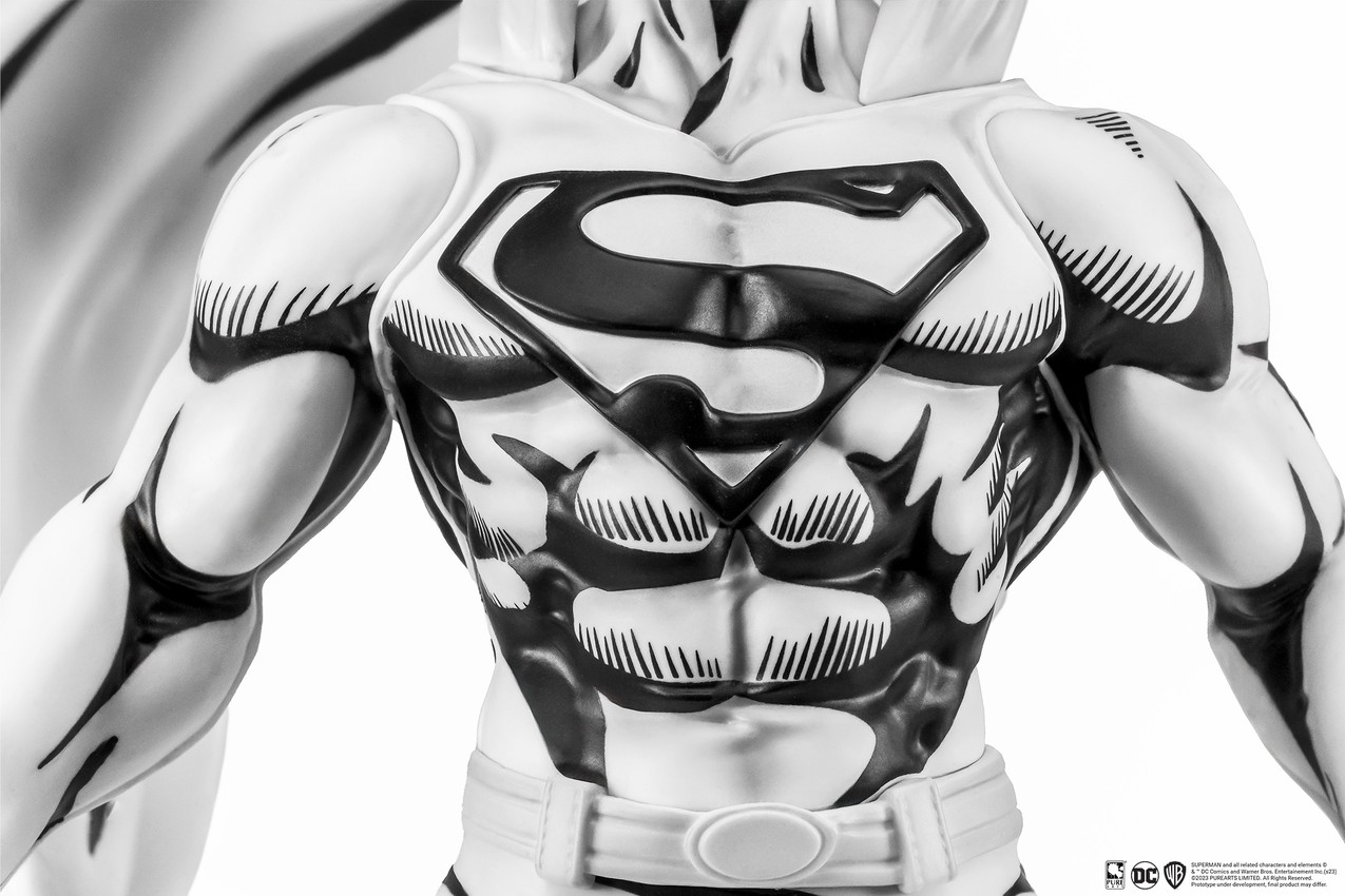 DC Comics Superman Black & White Version (PX Exclusive) Statues - Prototype Shown View 5