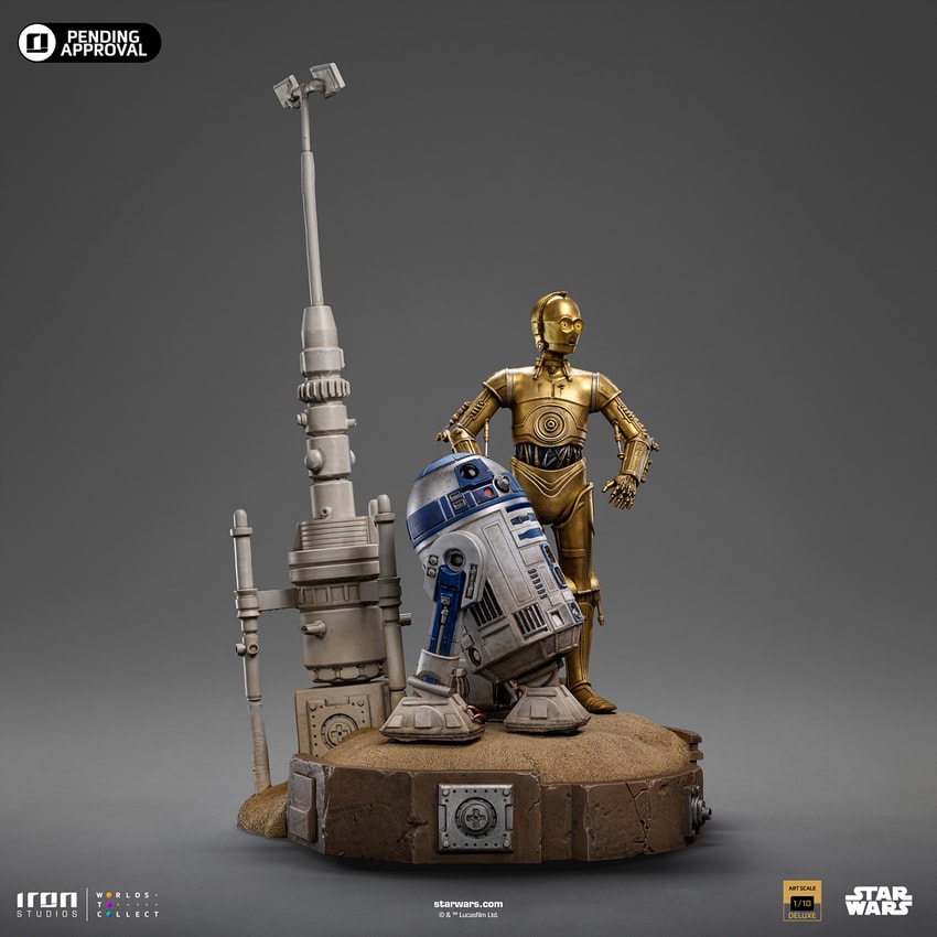 Metal Earth: Star Wars Set C-3PO + R2D2 Box Vers.