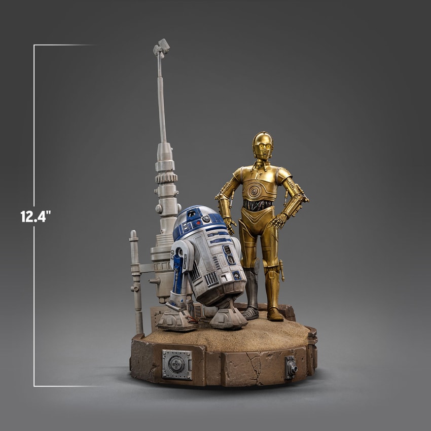C-3PO and R2-D2 Deluxe Art Scale 1:10 Scale Statue by Iron Studios