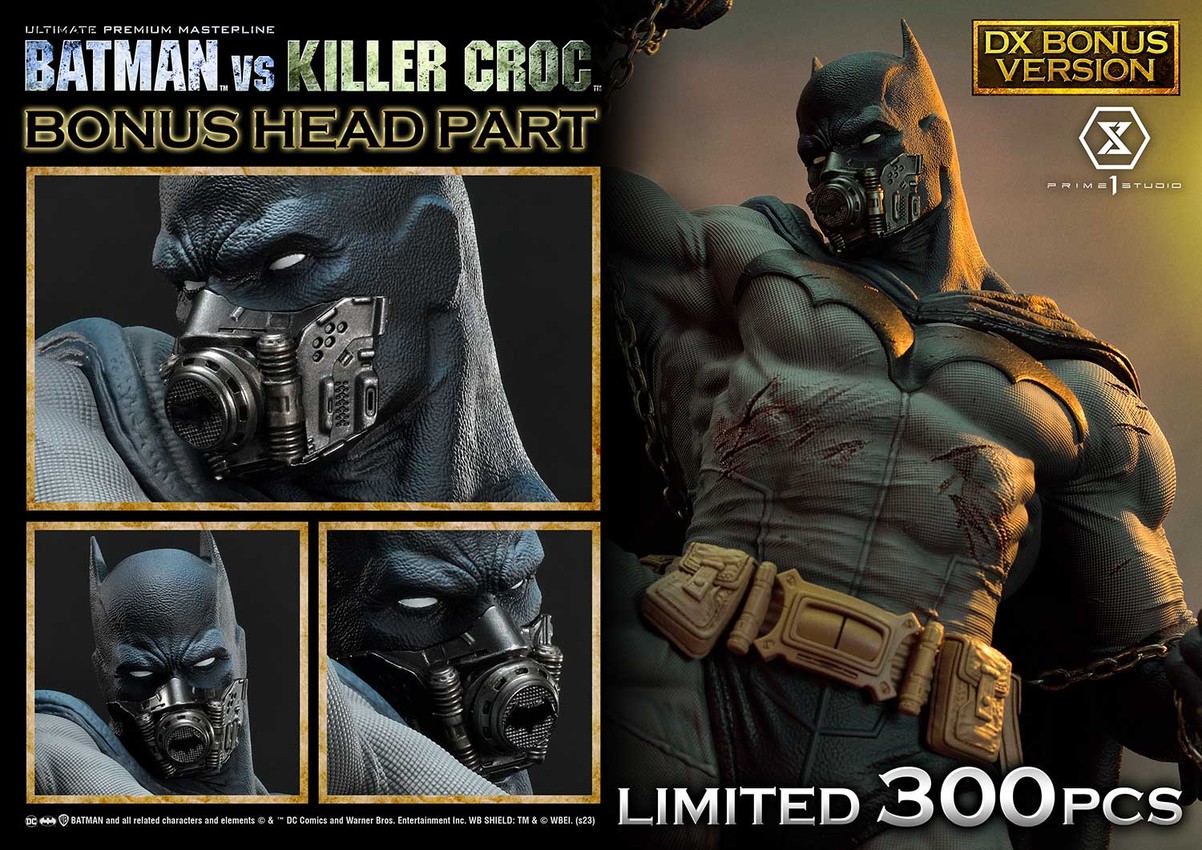 DC Comics Batman vs. Killer Croc (Deluxe Bonus Version) Quarter Scale Statue  View 6