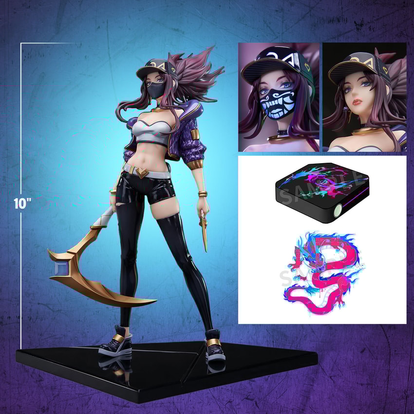 Akali (K/DA Version) Collectible Figure by APEX | Sideshow