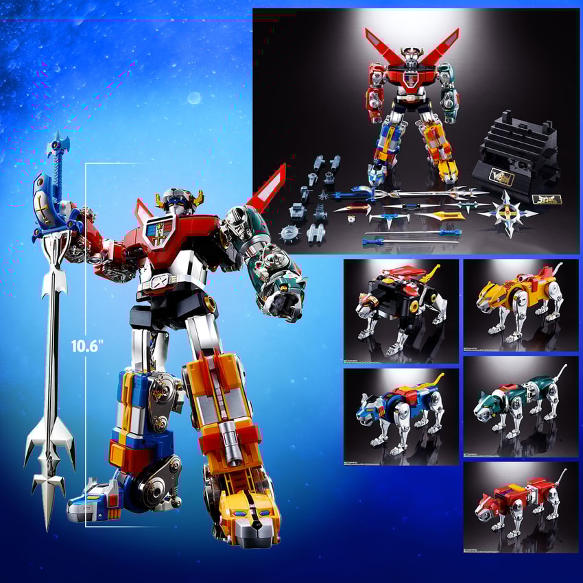GX 71SP Voltron 50th Version A Soul of Chogokin Collectible