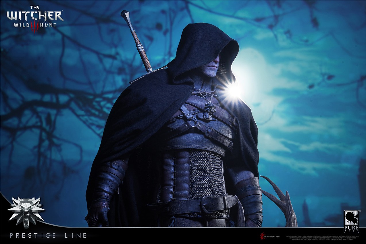The Witcher 3: Wild Hunt Geralt of Rivia Statues - Prototype Shown View 1