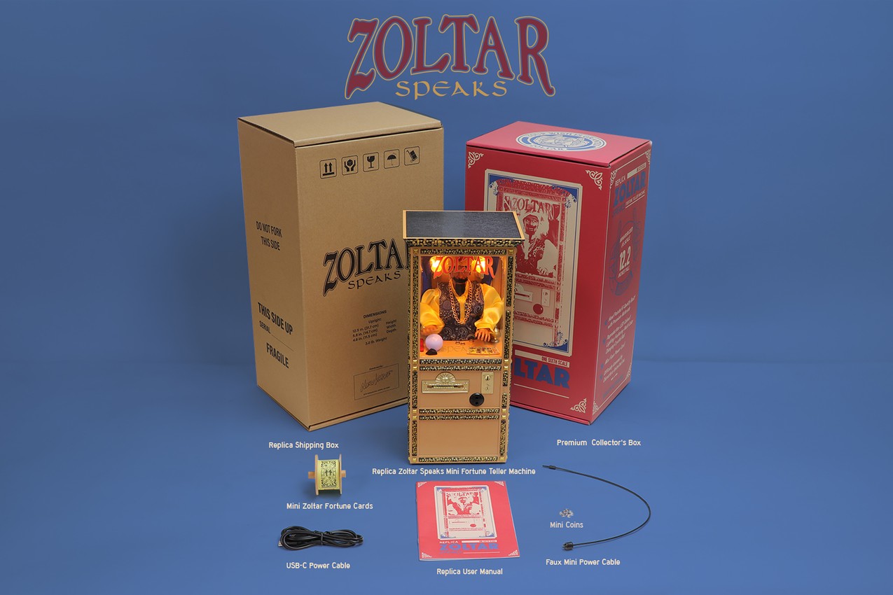 Zoltar Speaks Fortune Teller Machine Scaled Replica by New Zoltar Speaks Fortune Teller Machine Scaled Replica by New