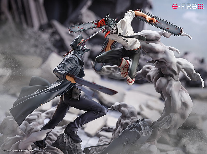 Chainsaw Man Chainsaw Man vs. Samurai Sword Collectible Figure - Prototype Shown View 3