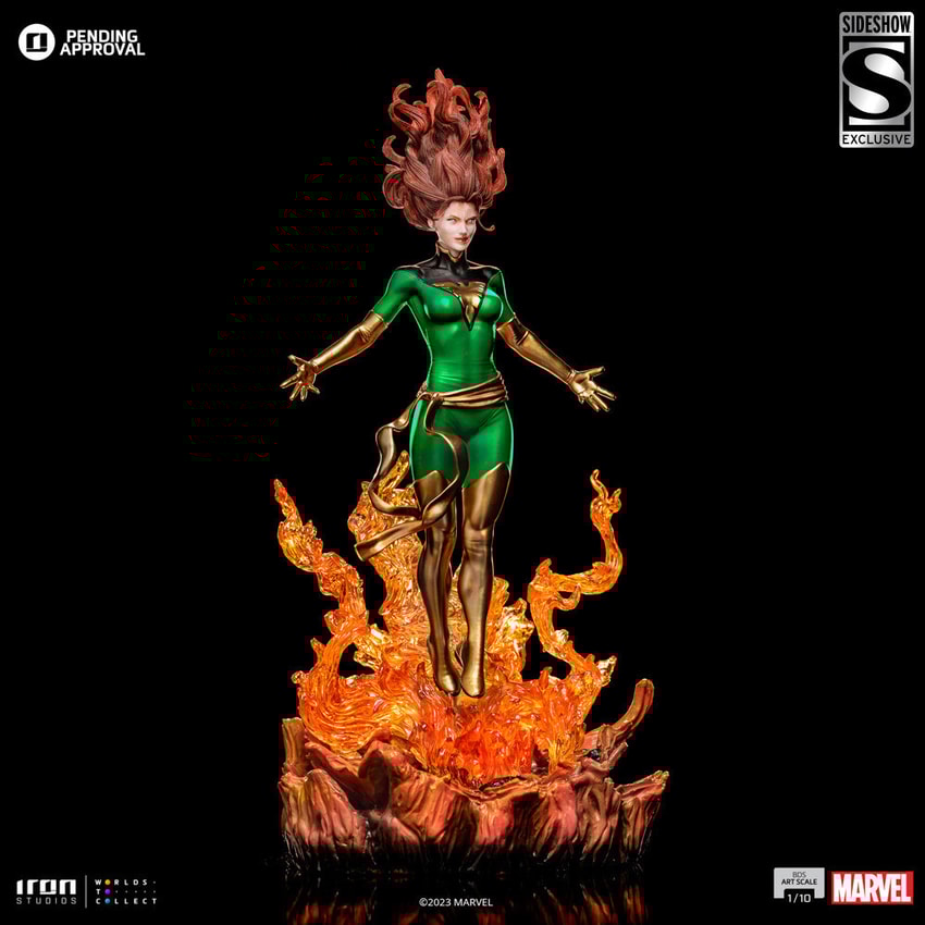 Phoenix Green Variant BDS Art Scale 1:10 Statue by Iron