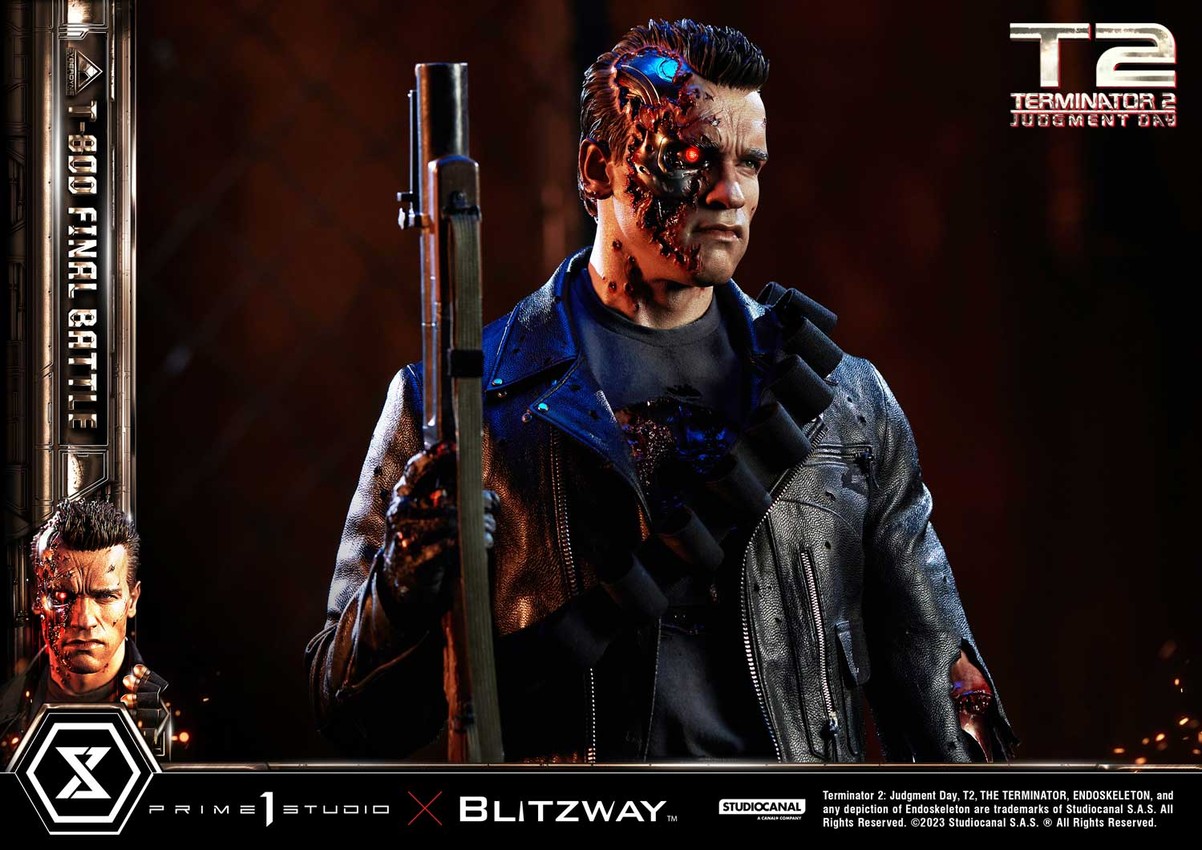 SIDESHOW T-800 ENDOSKELETON T2 TERMINATOR 2 COMBAT VERSION
