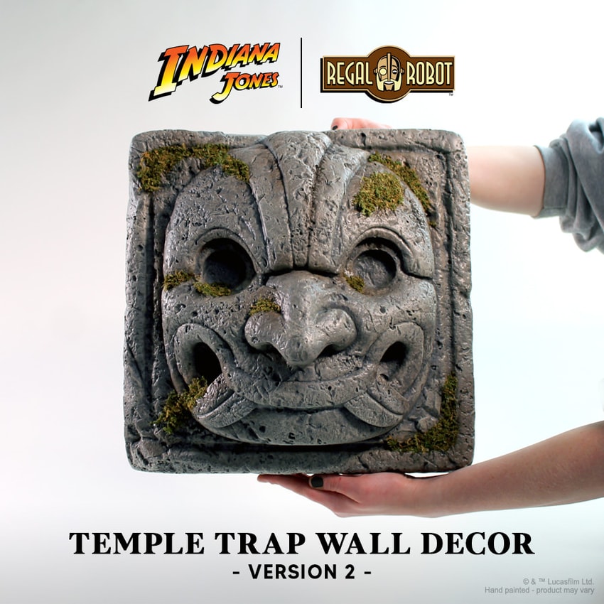 Indiana Jones Temple Trap Version 2 Wall Decor Replica - Prototype Shown View 3
