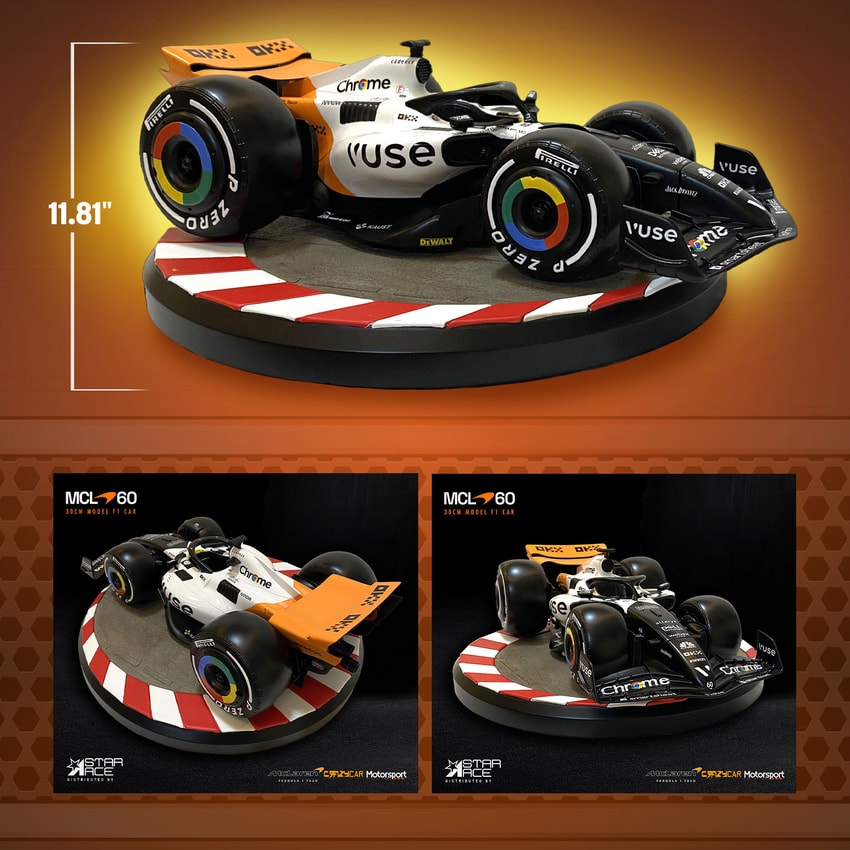 Formula 1 McLaren MCL60 Statues - Prototype Shown View 2