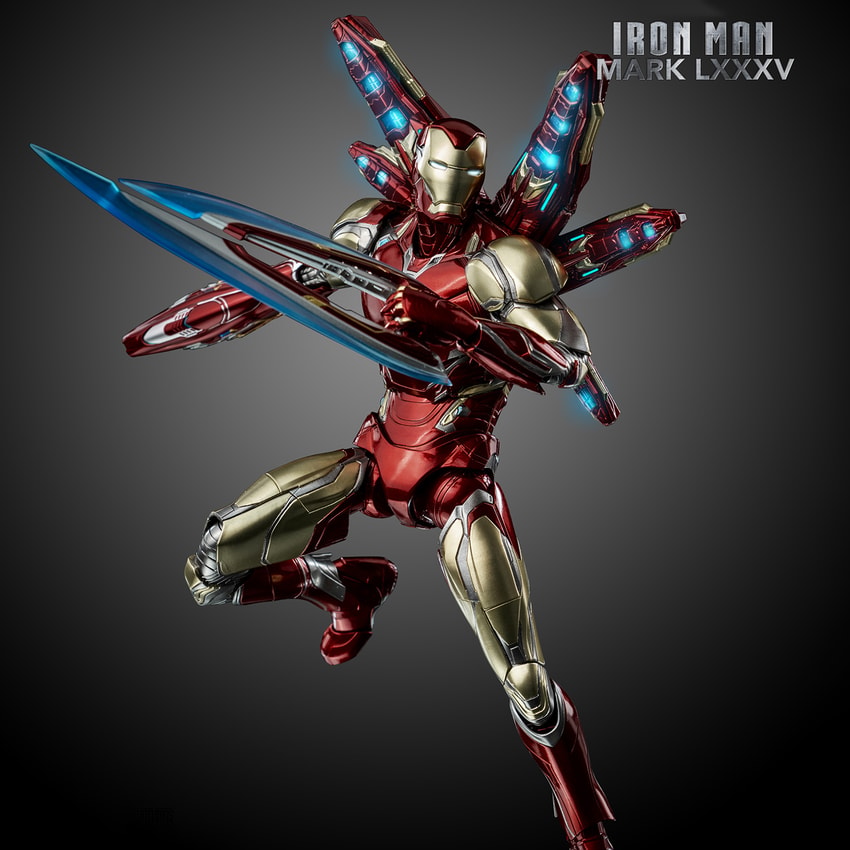 Marvel DLX Iron Man Mark 85 Action Figure - Prototype Shown View 1