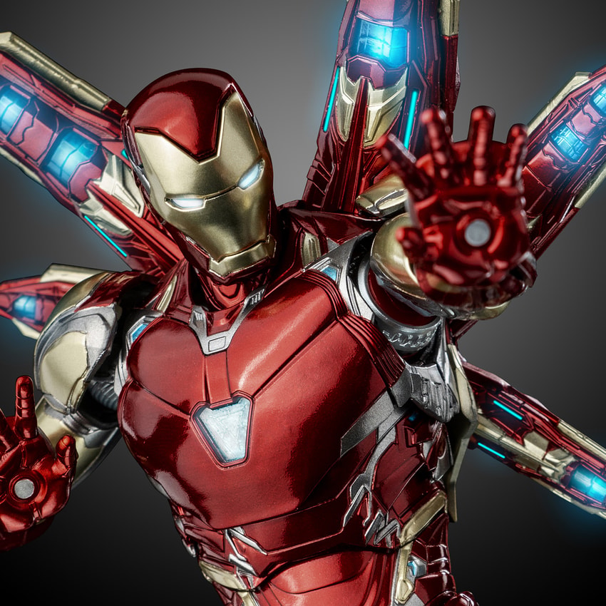 Marvel DLX Iron Man Mark 85 Action Figure - Prototype Shown View 6