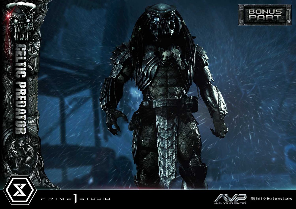 Predator Celtic Predator (Bonus Version) 1:3 Scale Statue - Prototype Shown View 3
