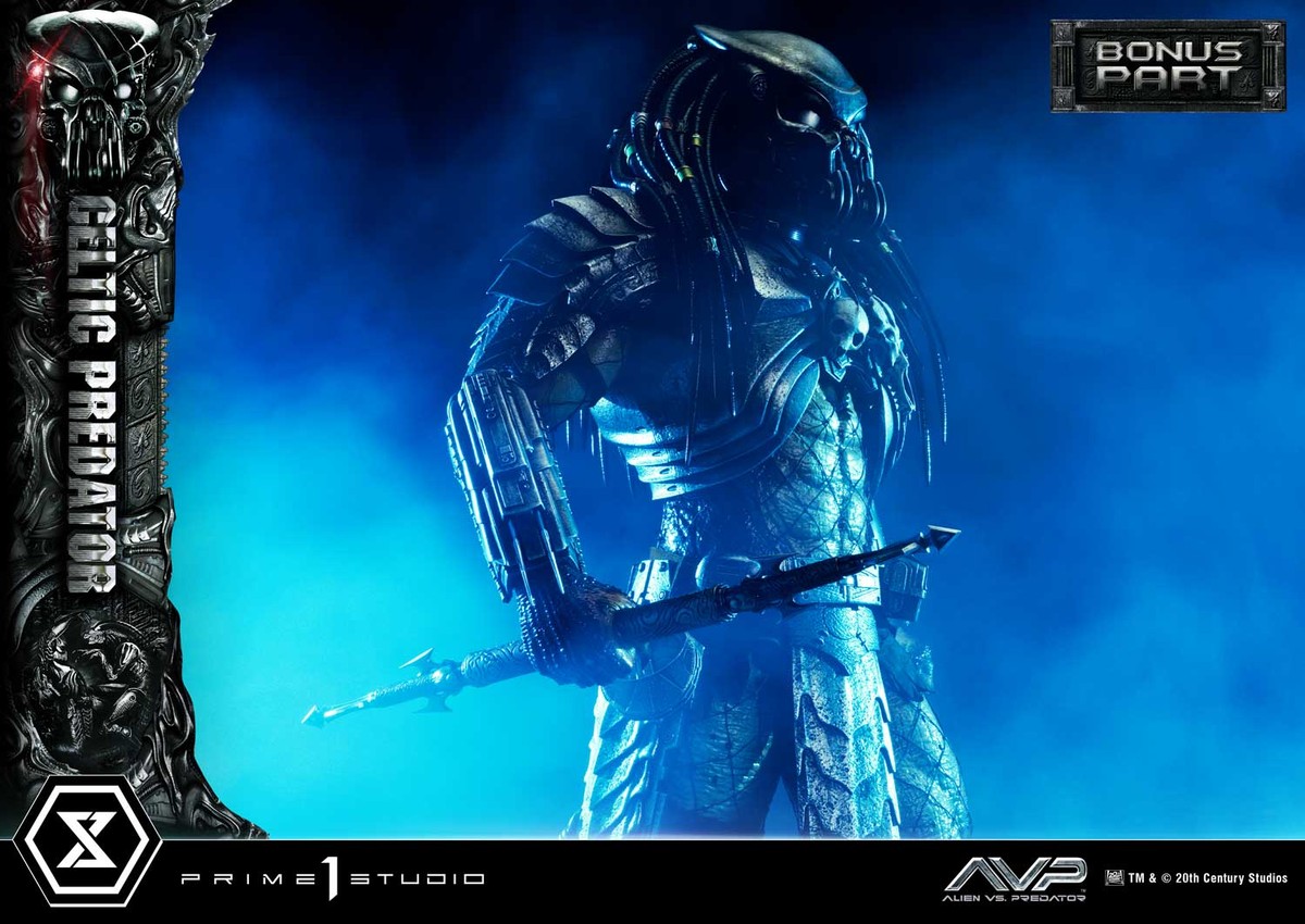 Predator Celtic Predator (Bonus Version) 1:3 Scale Statue - Prototype Shown View 4
