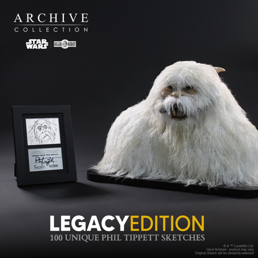 Star Wars WAMPA™ Puppet Legacy Edition Prop Replica - Prototype Shown View 2