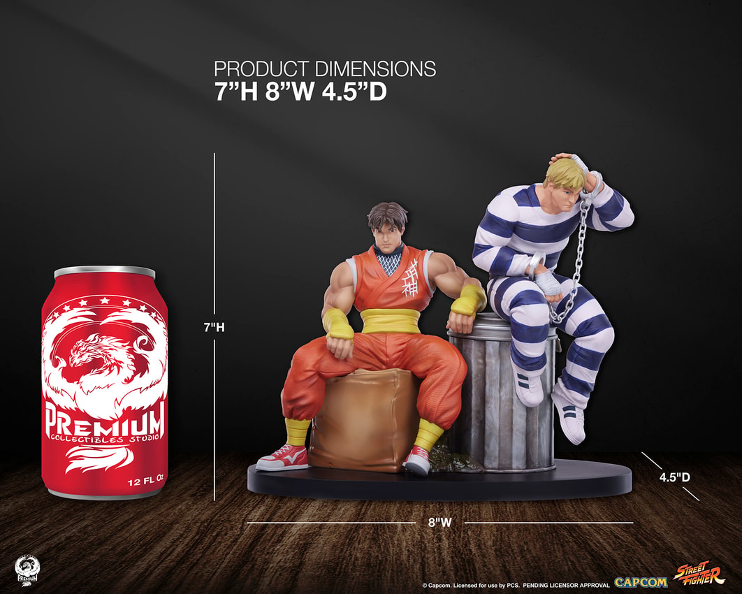 Street Fighter Cody & Guy 1:10 Scale Statue - Prototype Shown View 2