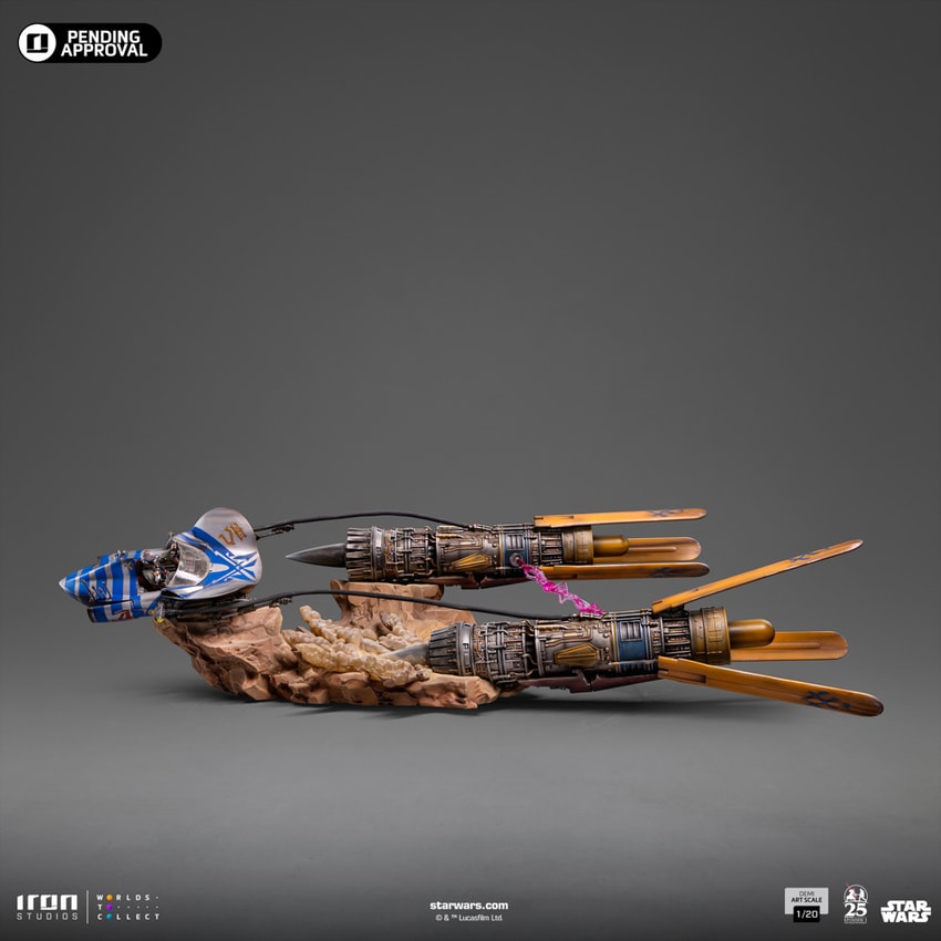 Anakin's Pod Racer Demi Art Scale 1:20 Statue by Iron Studios