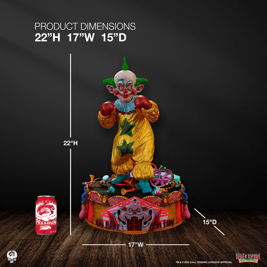 Killer Klowns from Outer Space Shorty Quarter Scale Statue  Collector Edition - Prototype Shown View 2