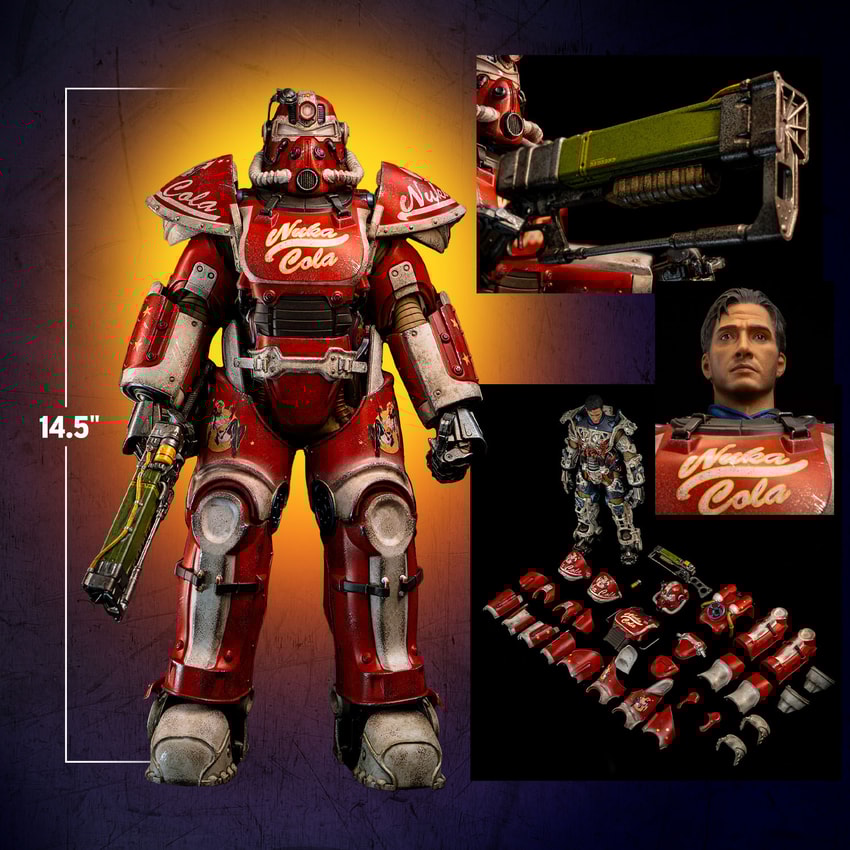 T-51 Nuka Cola Power Armor Sixth Scale Figure by Threezero