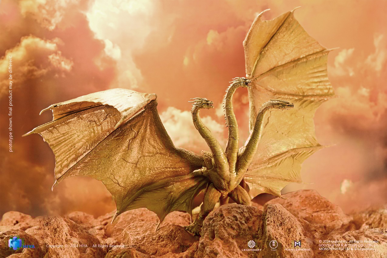 King Ghidorah Collectible Figure by Hiya Toys | Sideshow Collectibles