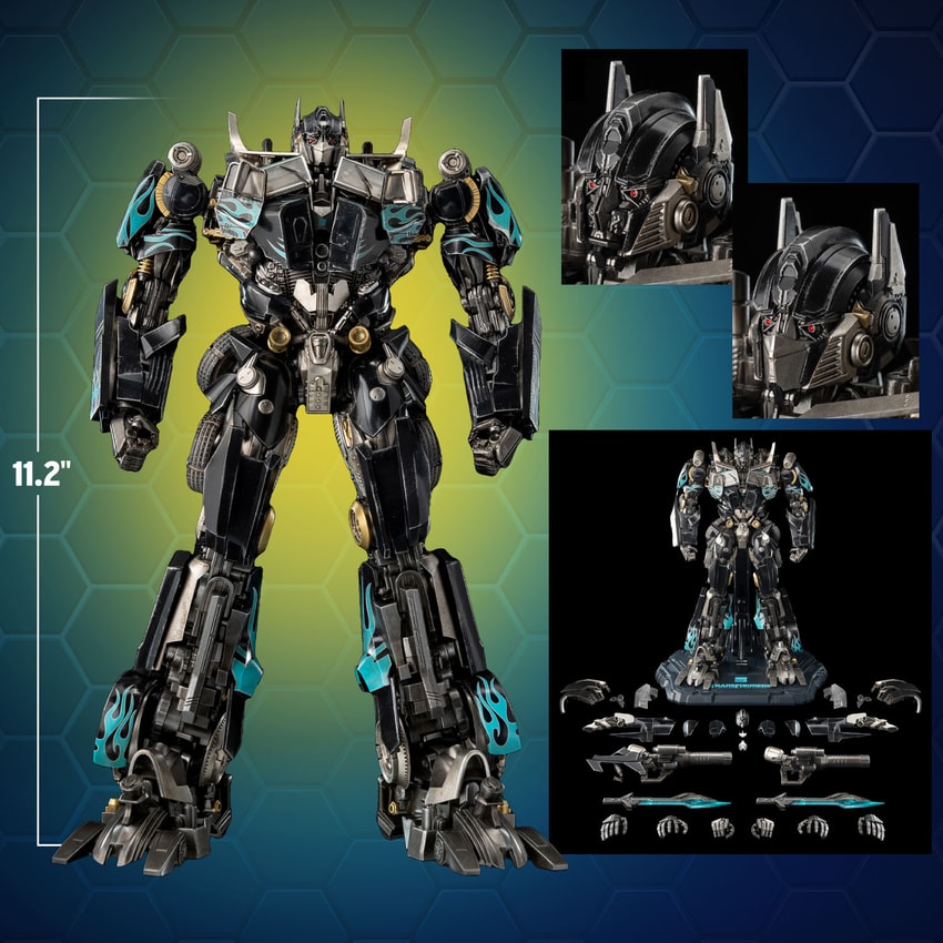 Amazon.co.jp: Threezero トランスフォーマー 復讐の戦 DLX オプティマスプライム 可動 アクション フィギュア : おもちゃ