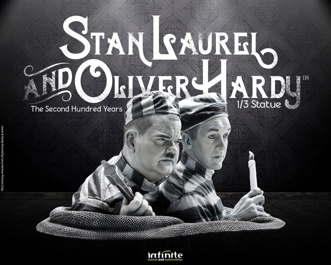 Stan Laurel & Oliver Hardy Stan Laurel & Oliver Hardy Statues - Prototype Shown View 6