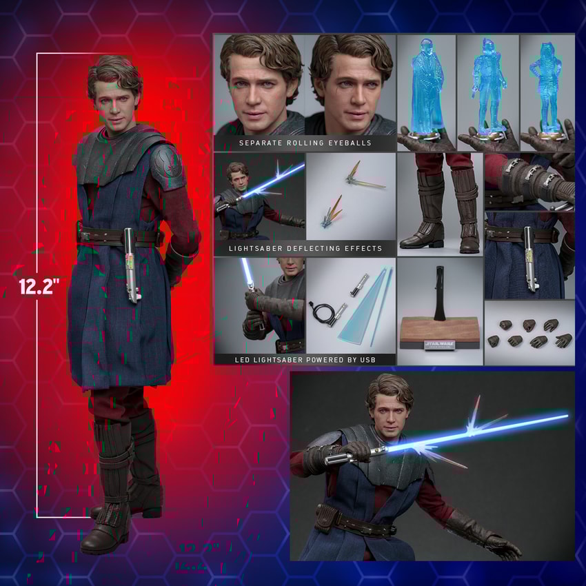 Anakin Skywalker™ (Clone Wars) Sixth Scale Figure by Hot