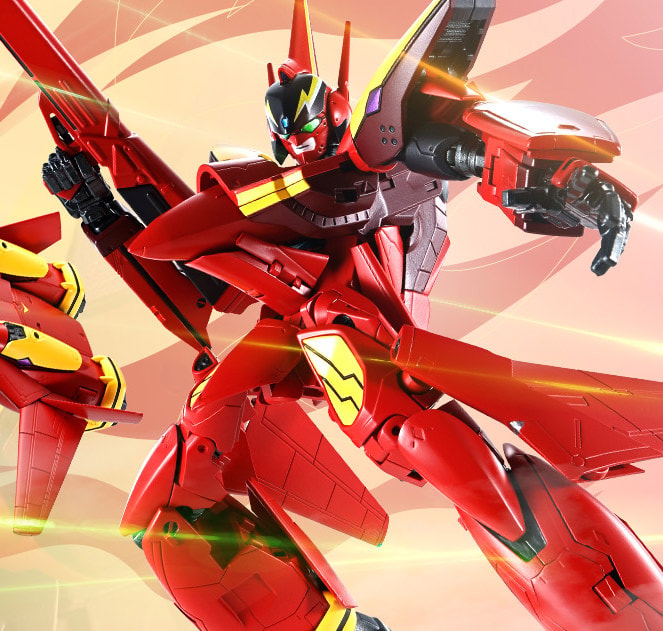 Macross VF-19 Custom Fire Valkyrie Collectible Figure - Prototype Shown View 1
